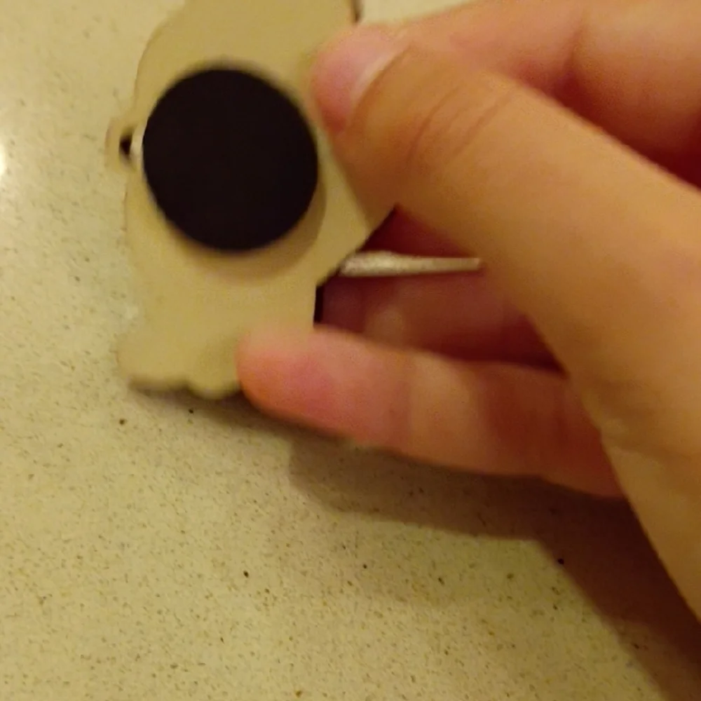 Penguin With A Magnet Snowflake And Heart Face With Wings